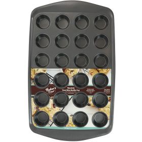 Gibson 24-Cup Baker's Friend nonstick Steel Mini Muffin Pan