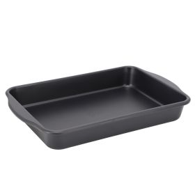 Oster Teston Platinum Collection 13x9 Inch Nonstick Carbon Steel Baking Pan in Matte Black