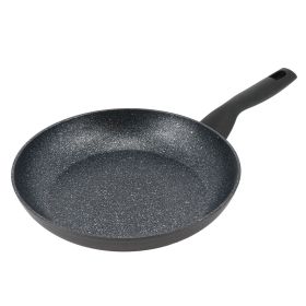 Korkmaz Nora Granit 2 Liter Aluminum Nonstick Frypan in Black