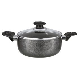 Brentwood Dutch Oven Aluminum Non-Stick 5 Qt-Gray