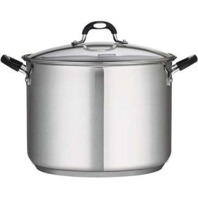 Tramontina 16 Quart Stainless Steel Covered Stock Pot